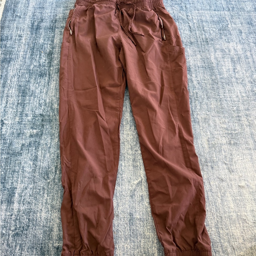Brown Jogger Scrub Pants